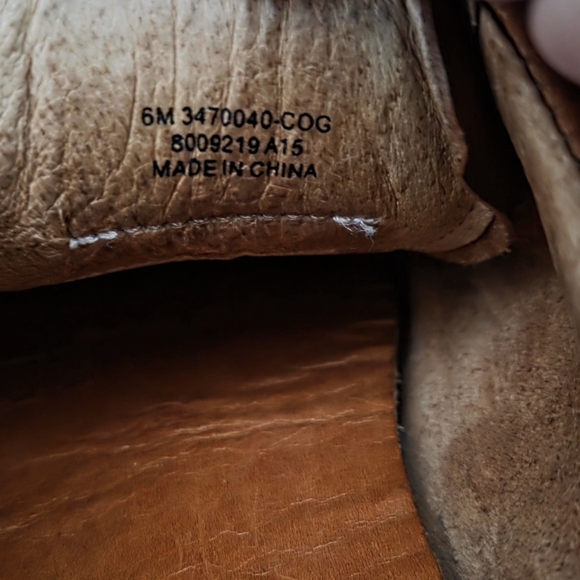 Frye Kira Leather Low Top Sneakers Tan Factory Distressed Lace up Womens 6 US - Picture 7 of 10